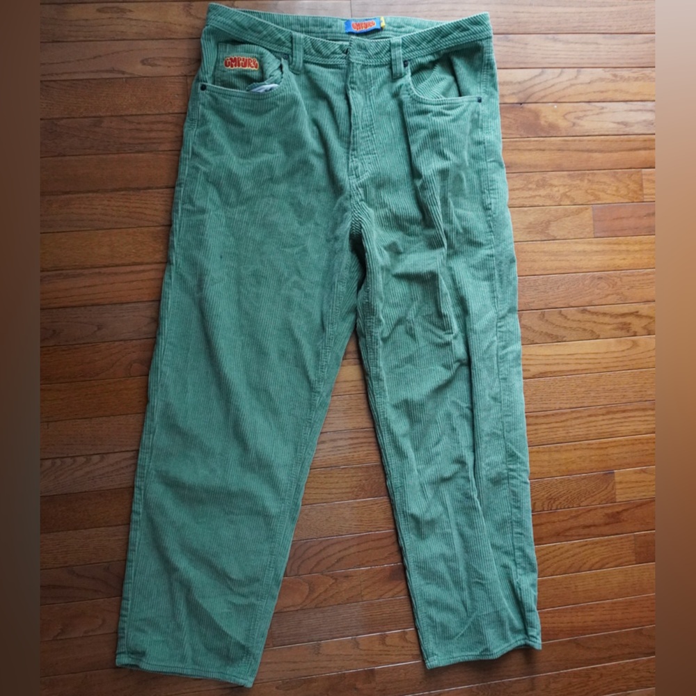 Empyre Men's Corduroy Pants in Green